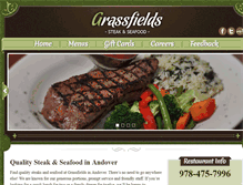 Tablet Screenshot of grassfieldsandover.com